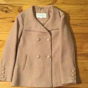 NWOT Jessica Simpson double breasted wool blend coat. Size M